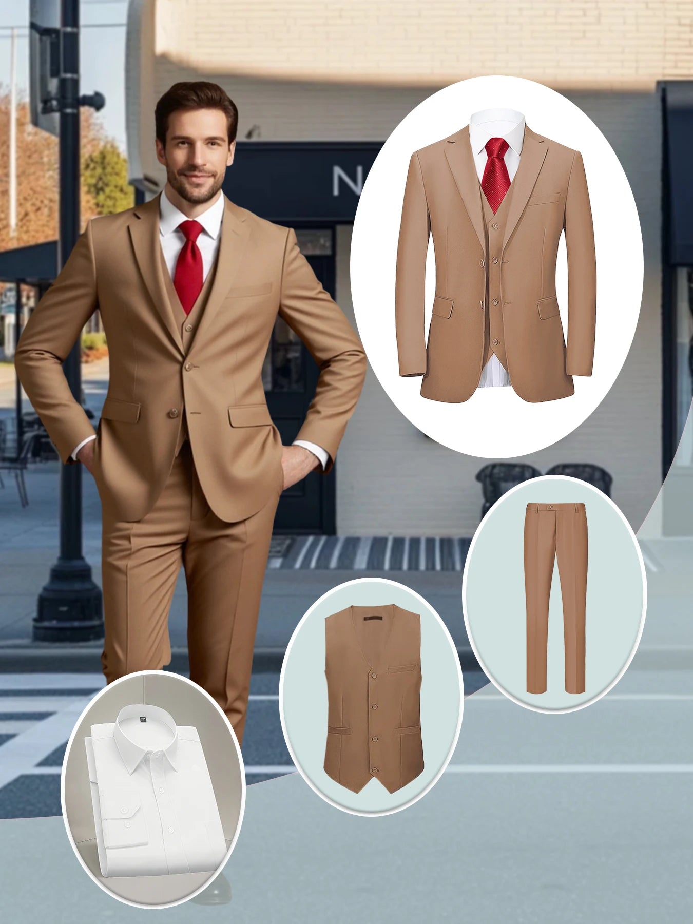 Four Piece Suit Set